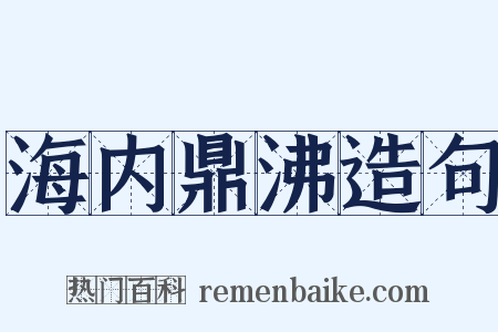 海内鼎沸造句是什么意思的图片